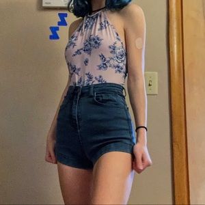 american apparel halter bodysuit